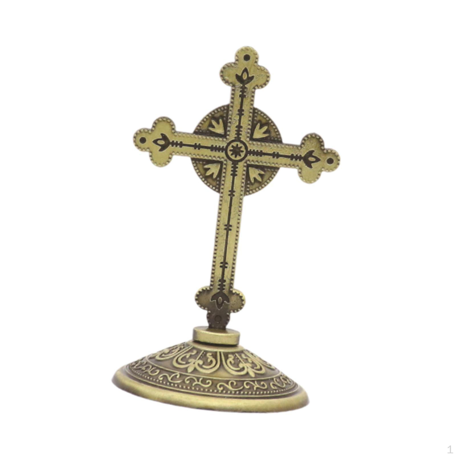 

Элегантная фигурка креста, религиозный предмет декора для дома и офиса