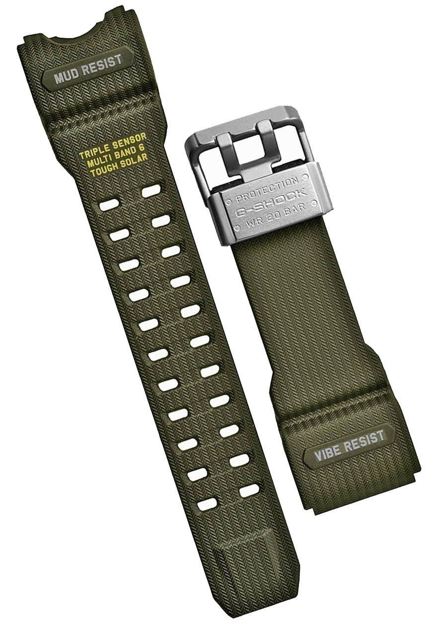 

Casio G-SHOCK G-Shock оригинальный сменный ремешок из уретана цвета хаки 10504378