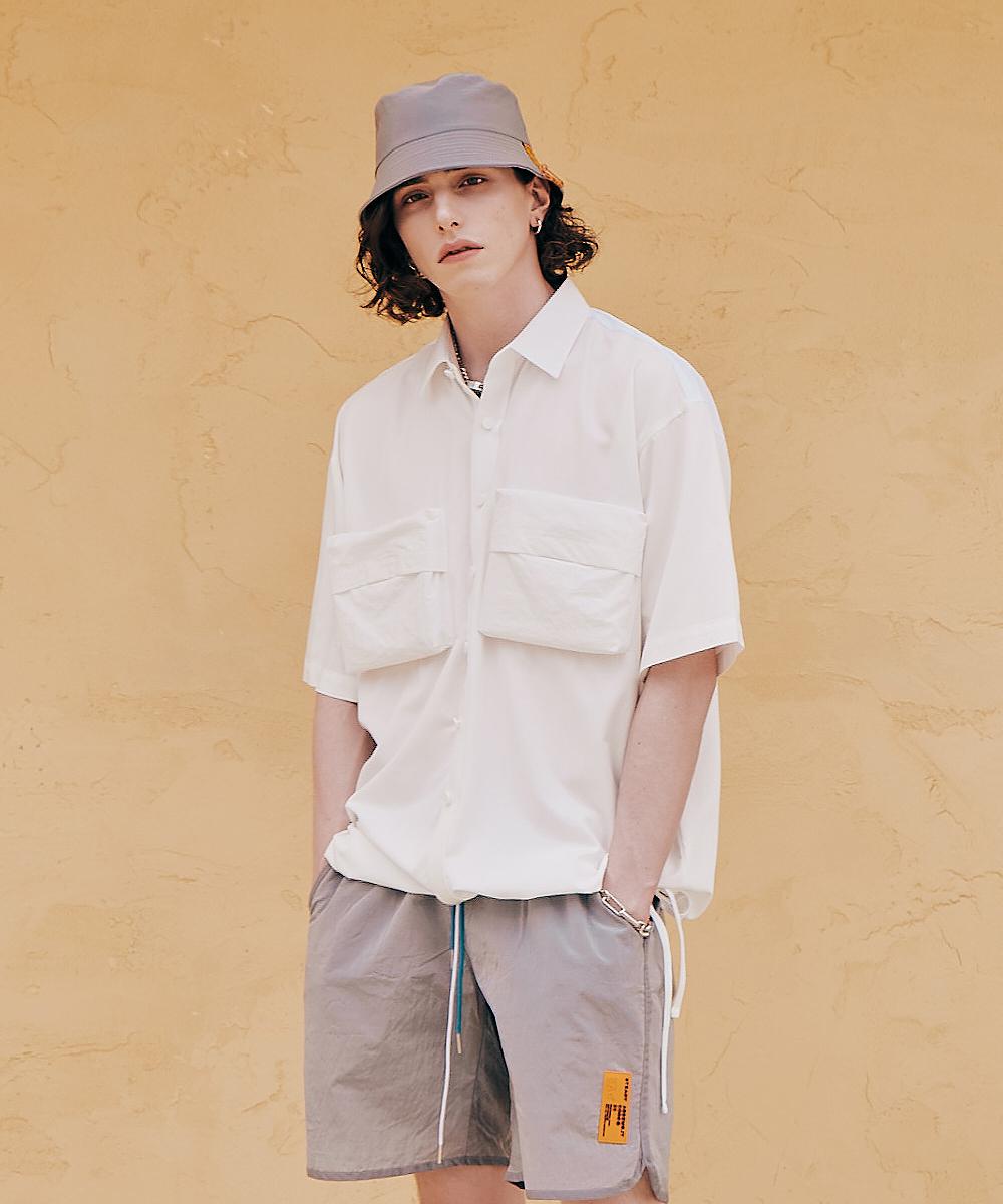 Saek Studio Iconic Utility Shirt White White/L