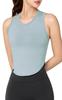XEXYMIX Sleeveless Cropped Tank Size Cashmere XT4354G Women's Top, L, Green,