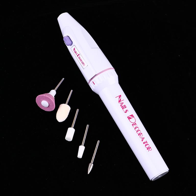 Electric Nail Drill Machine Kit Polish File Drills Bit Pen Manicure Tool