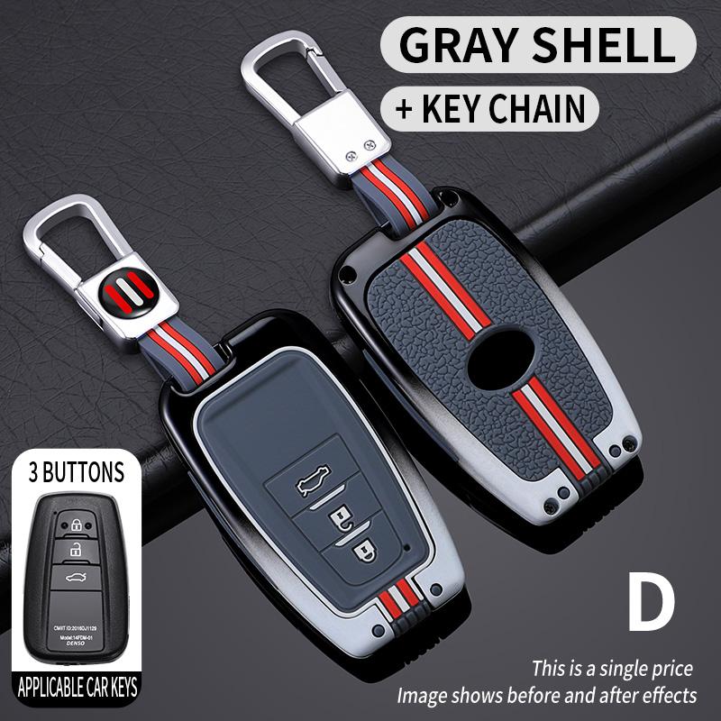 Zinc Alloy Car Remote Key Case Cover For Toyota CHR Prado 2017 2018 Prius Camry Corolla RAV4 2020 2025 2025 2025 Car Accessories