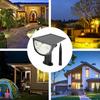 2/4Pcs Solar Spotlights Outdoor Waterproof Adjustable Wall Front Rear Lighting Landscape Lights for