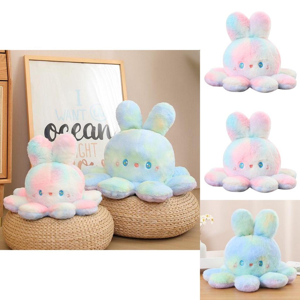 Fun Reversible Octopus Plush Toy Color-changing Kids Birthday Gift
