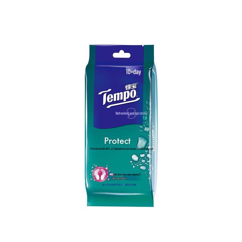 Tempo Mild Portable Wet Wipes (10 Count)