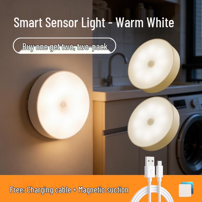 Smart Motion-Sensor LED Night Light for Home & Dorm