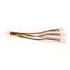 Yüksek Kalite 4 Pin Molex Erkek - 3 Port Molex Ide Dişi Güç Kaynağı Ayırıcı Adaptör Kablosu 20cm Ide Güç Kabloları