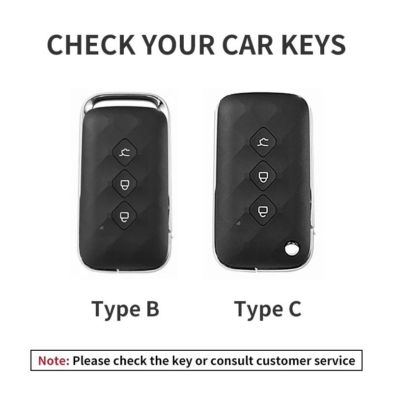 Leather for Chevrolet Aveo Trax Groove Captiva 2025 Wuling Flip Car Key Case Cover Shell 3 Button Remote Key Keychian Accessory
