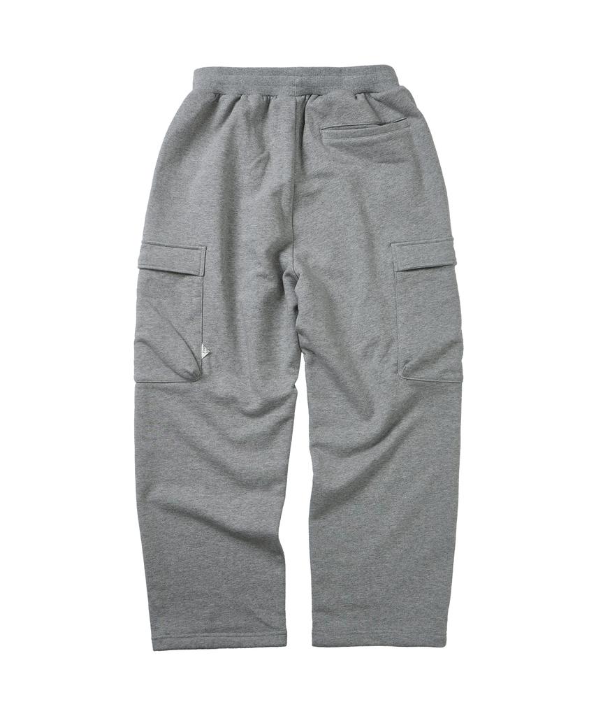 FOUNDPOCKET Field Cargo Sweatpants Melange Grey
