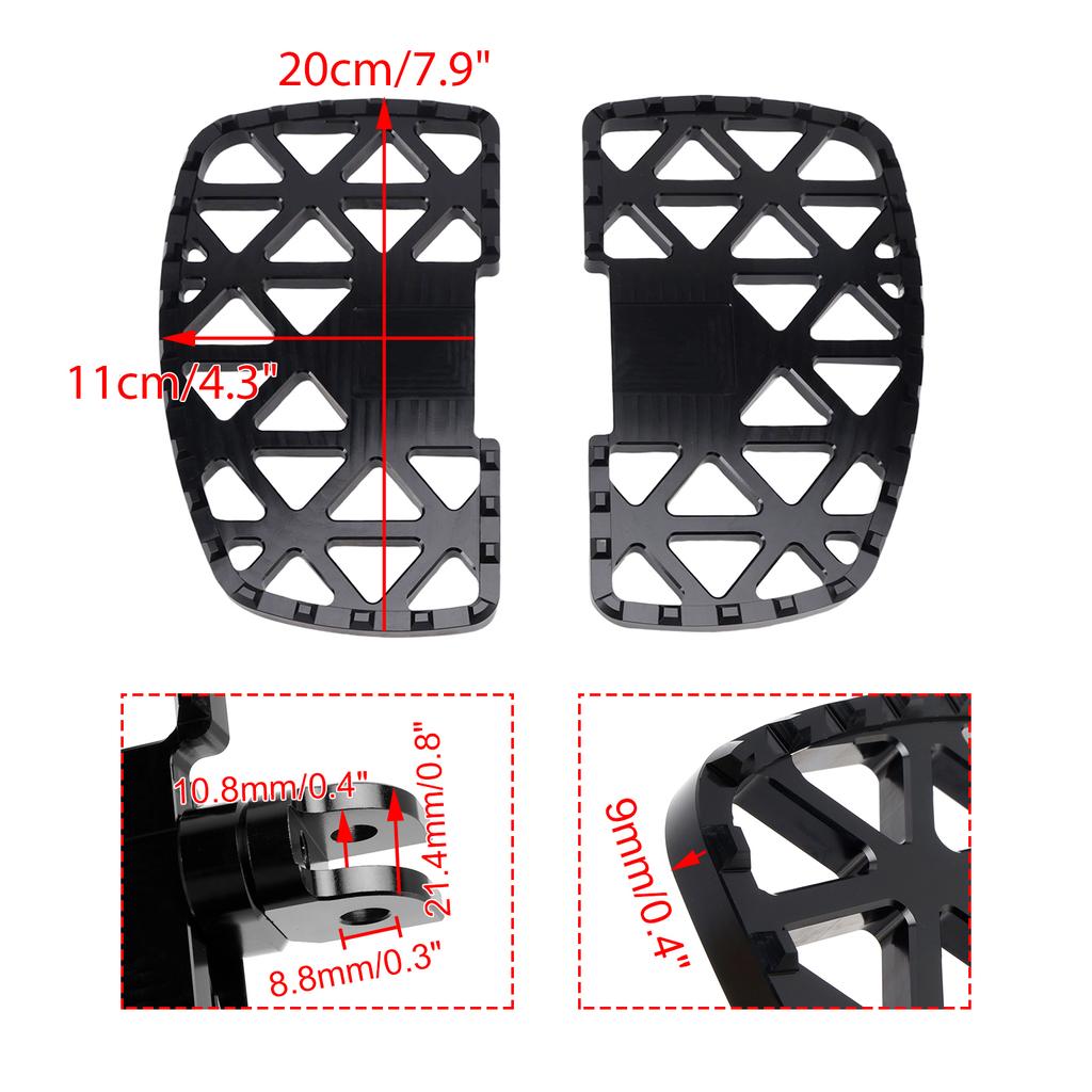 Front Footrests Foot Pegs Fit for Honda GL1800 GOLDWING GB350 CB350 2001-2025