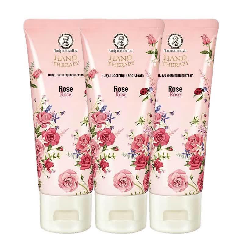 Mentholatum Floral Soothing Rose Hand Cream (3 x 50g)