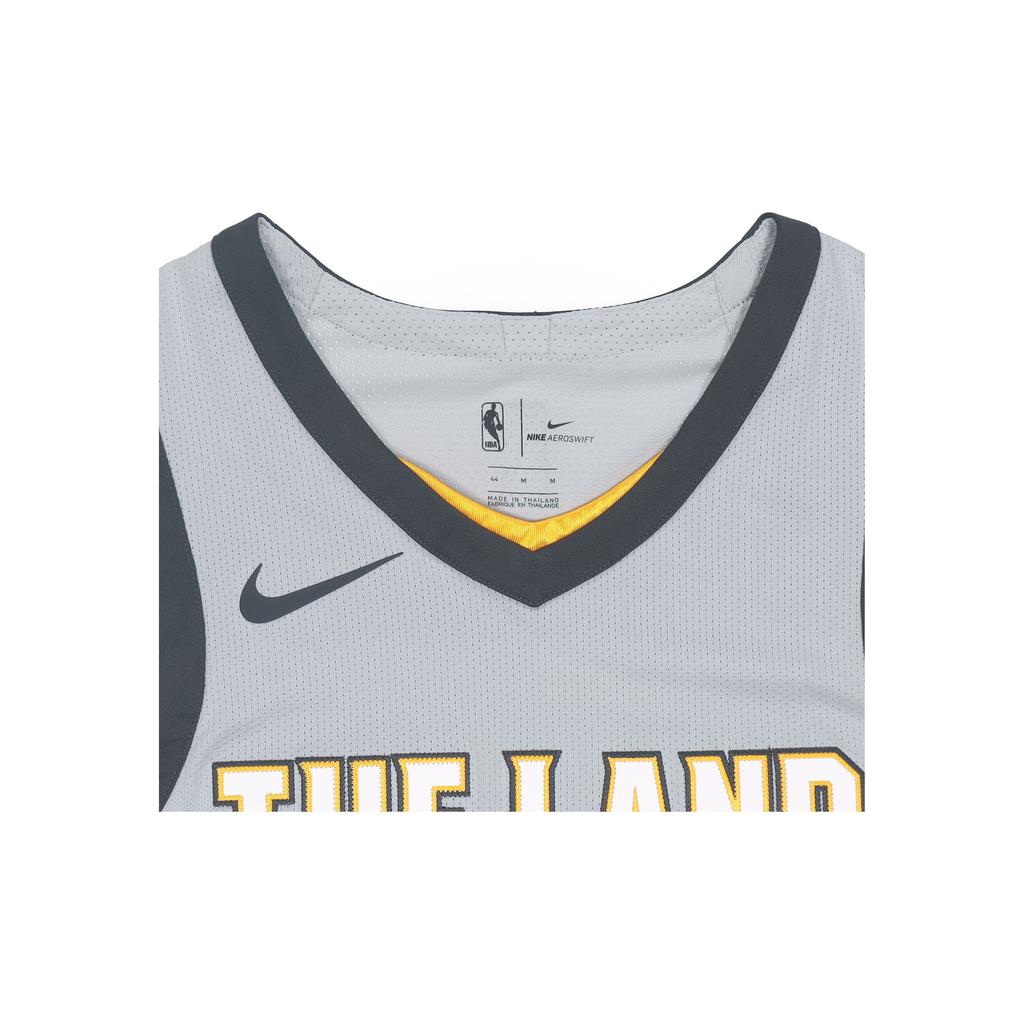Nike NBA Authentic Jersey Vest City Edition - Cleveland Cavaliers LeBron James No. 23 Men Sports Jerseys Gray AH6048-007