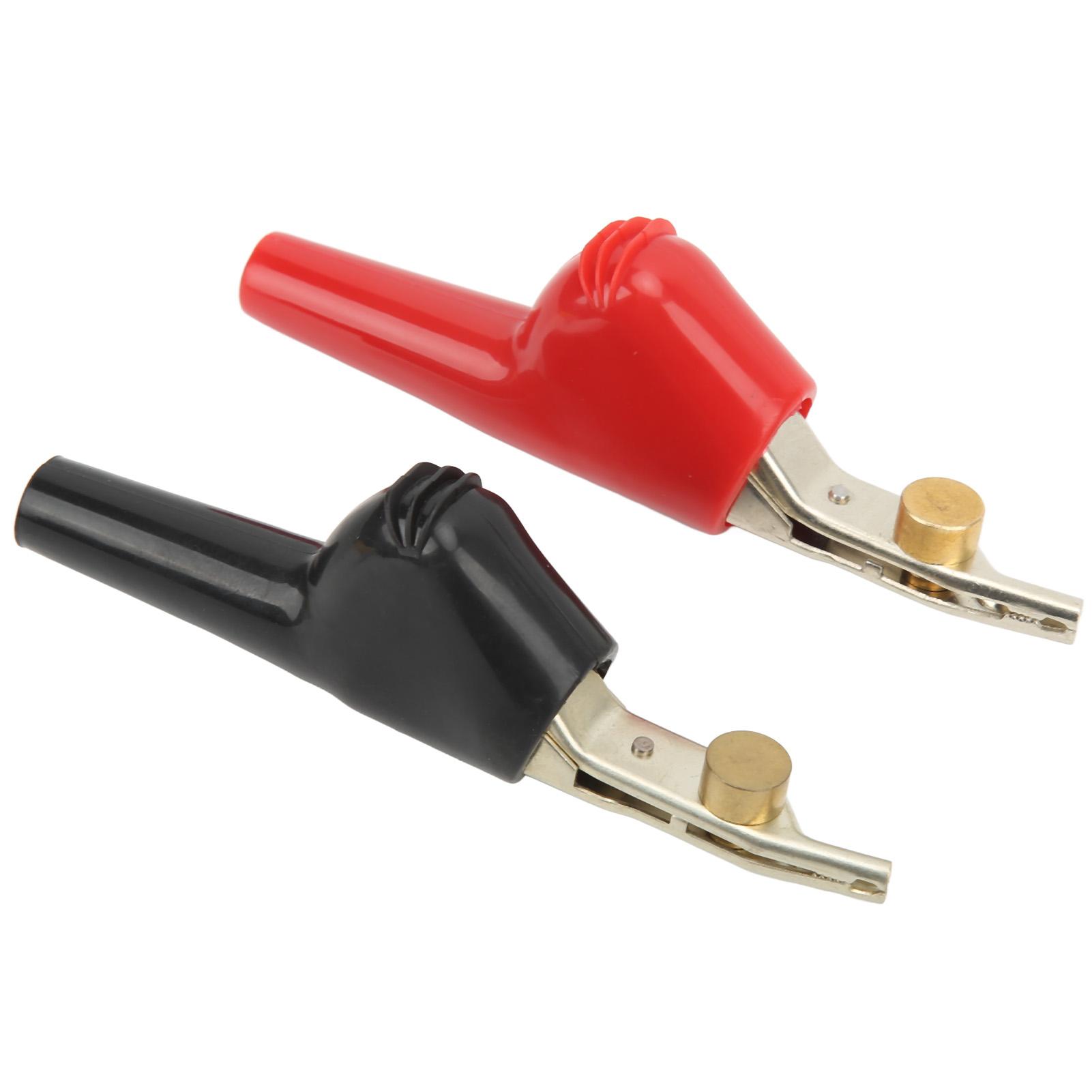 

1 Set Non Stripping Test Clips with Needle PVC Cupronickel Electrical Clamps 25mm Opening