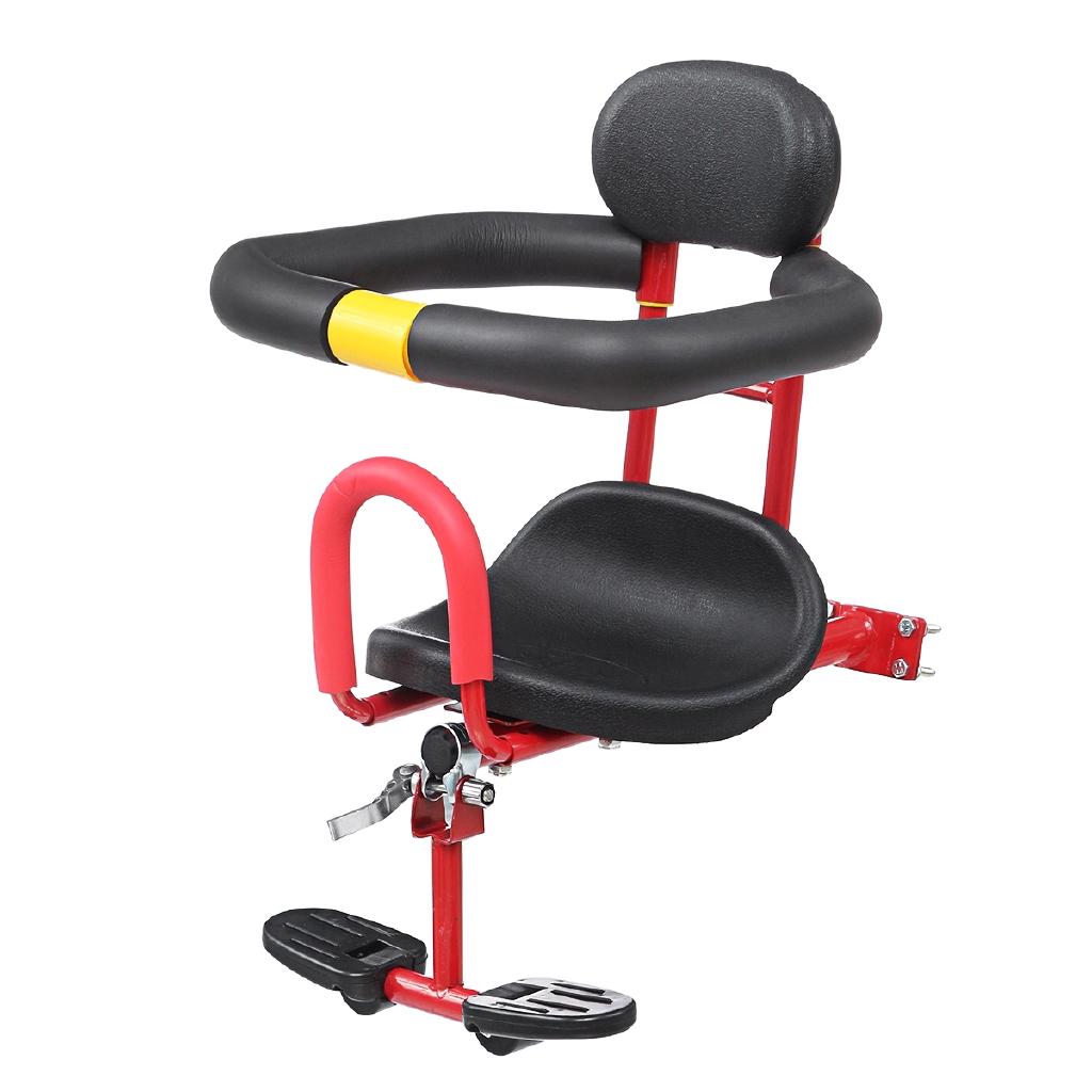 Univerzální dětská sedačka na kolo Dětský nosič na kolo Dětský nosič na kolo Přední sedačka Venkovní cyklistika Červená+Černá