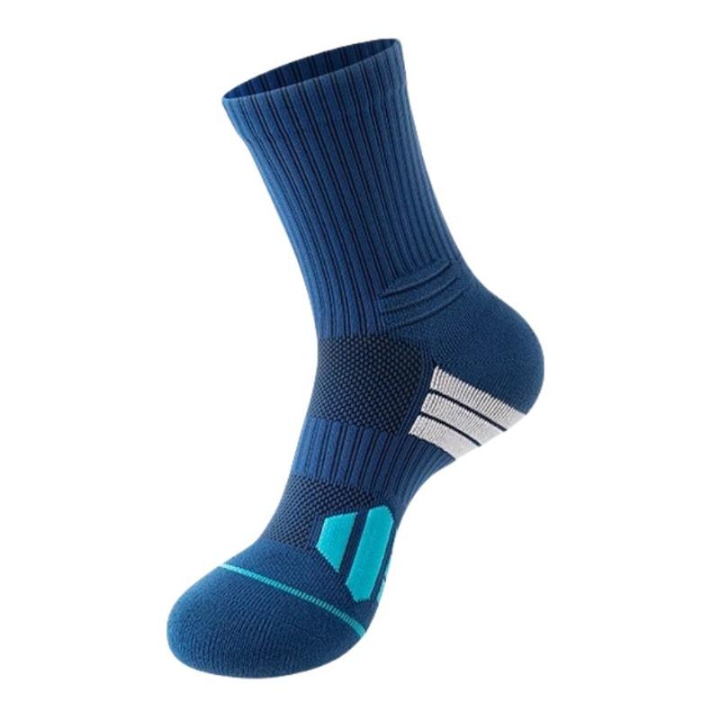 Men's Mid-calf Basketball Socks for Spring and Summer, Thickened Towel Bottom, Long Calf, Professional Sports for Teenagers' Practical Training