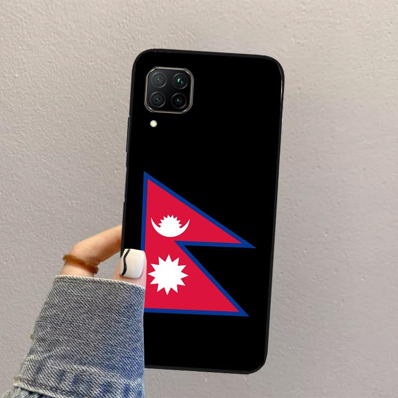 

Nepal Flag For Huawei Nova 3i 7i 8i 11i 12i 9 10 SE Y73 Y90 Y70 Y72 Y61 Y91 P30 P40 Lite P60 Pro Case Nova 10 SE