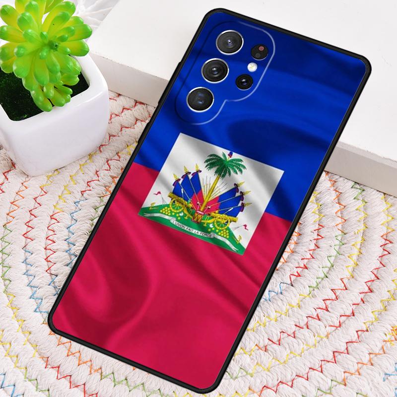Haiti Haitian Flag soft Silicone Phone Case For Samsung Galaxy note 10 pro S26 S25 S24 S23 S22 S21 Plus S25Ultra Capa Cover