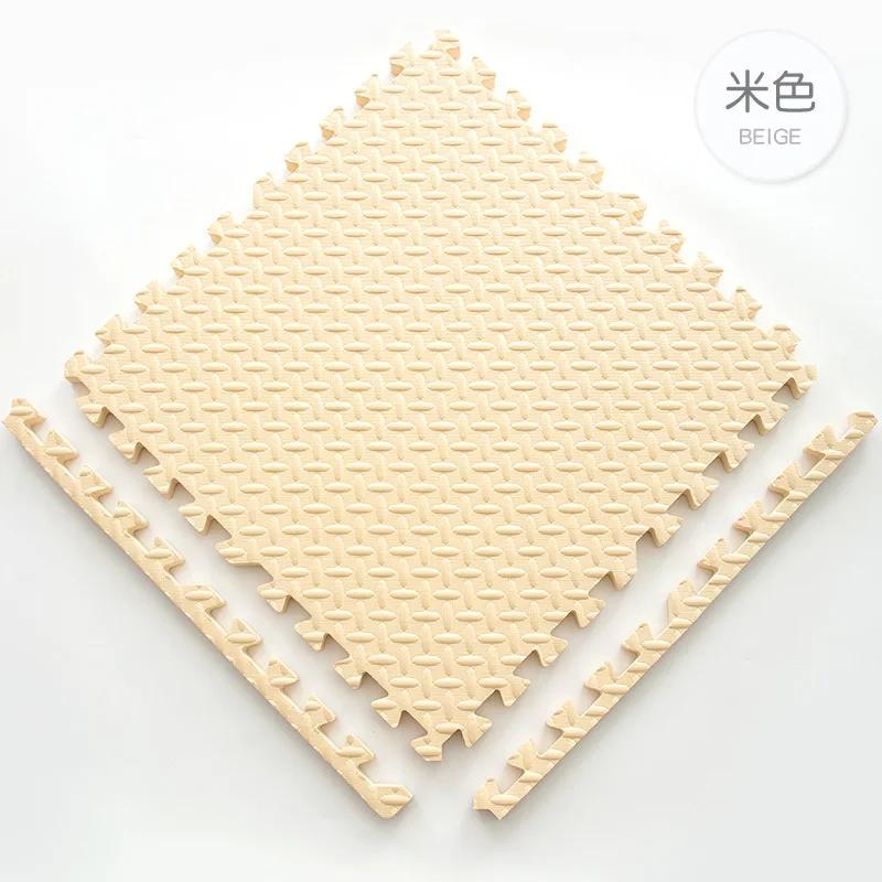 30x30cm EVA Kids Foam Play Mat Thickened Interlocking Puzzle Floor Mat for Crawling Bedroom Home Non Slip Soft Summer Carpet Rug