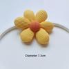 Cute Creative Knitted Cotton Filled Flower Brooch Badge Pins For Bag Backpacks Coat Brooch Decoration Accessories Couple Gift