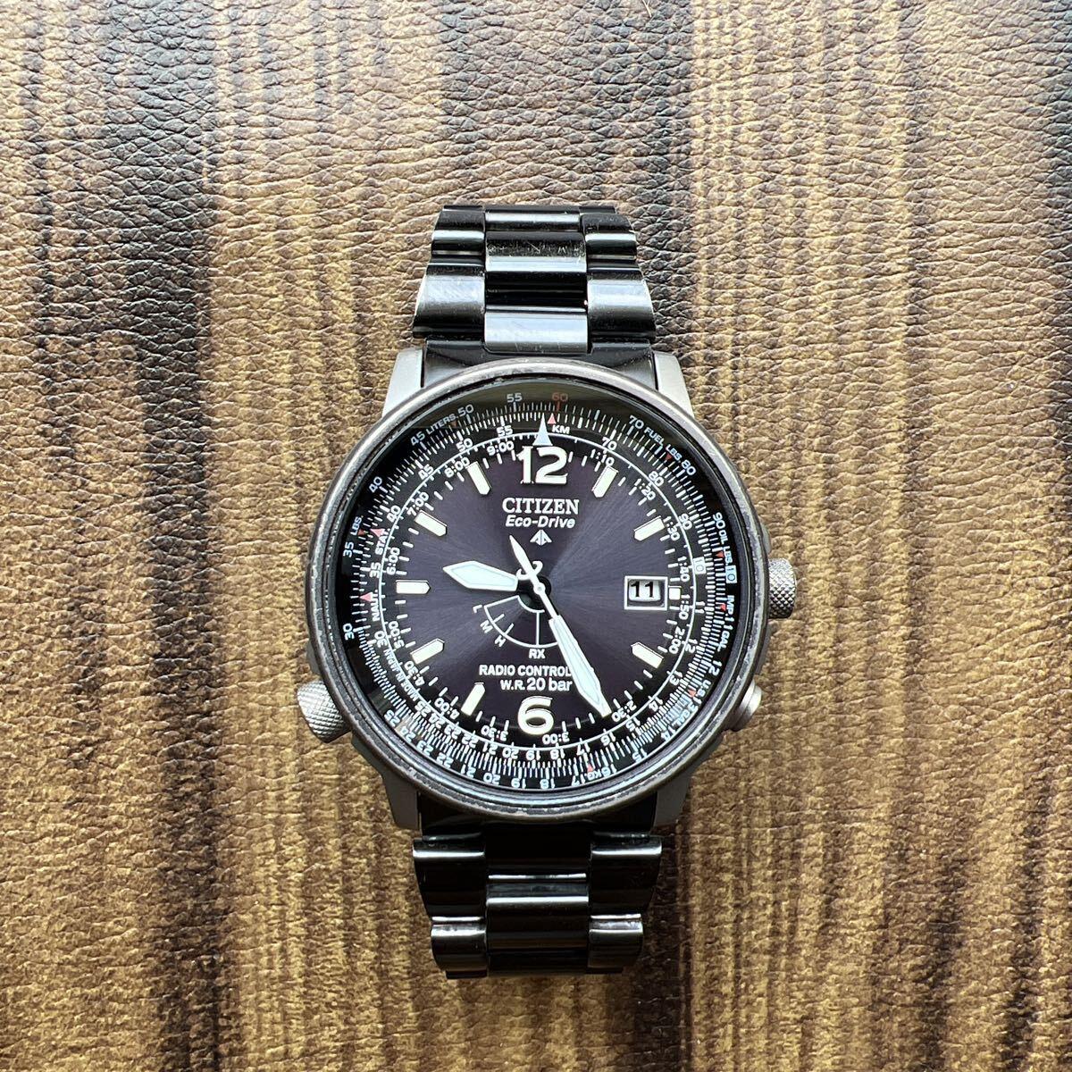 Used CITIZEN Citizen PROMASTER Eco Drive Radio Solar Operating Product PMD56-2771 Men s Watch