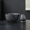 2 Stück Handgefertigtes Keramik-Matcha-Werkzeug Wiederverwendbares Matcha-Tee-Set Matcha-Schalen-Set Tisch