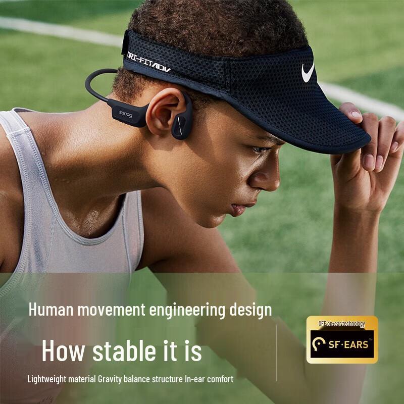 SANAG A50S Pro Open-Ear Bone Conduction Sport Earphones