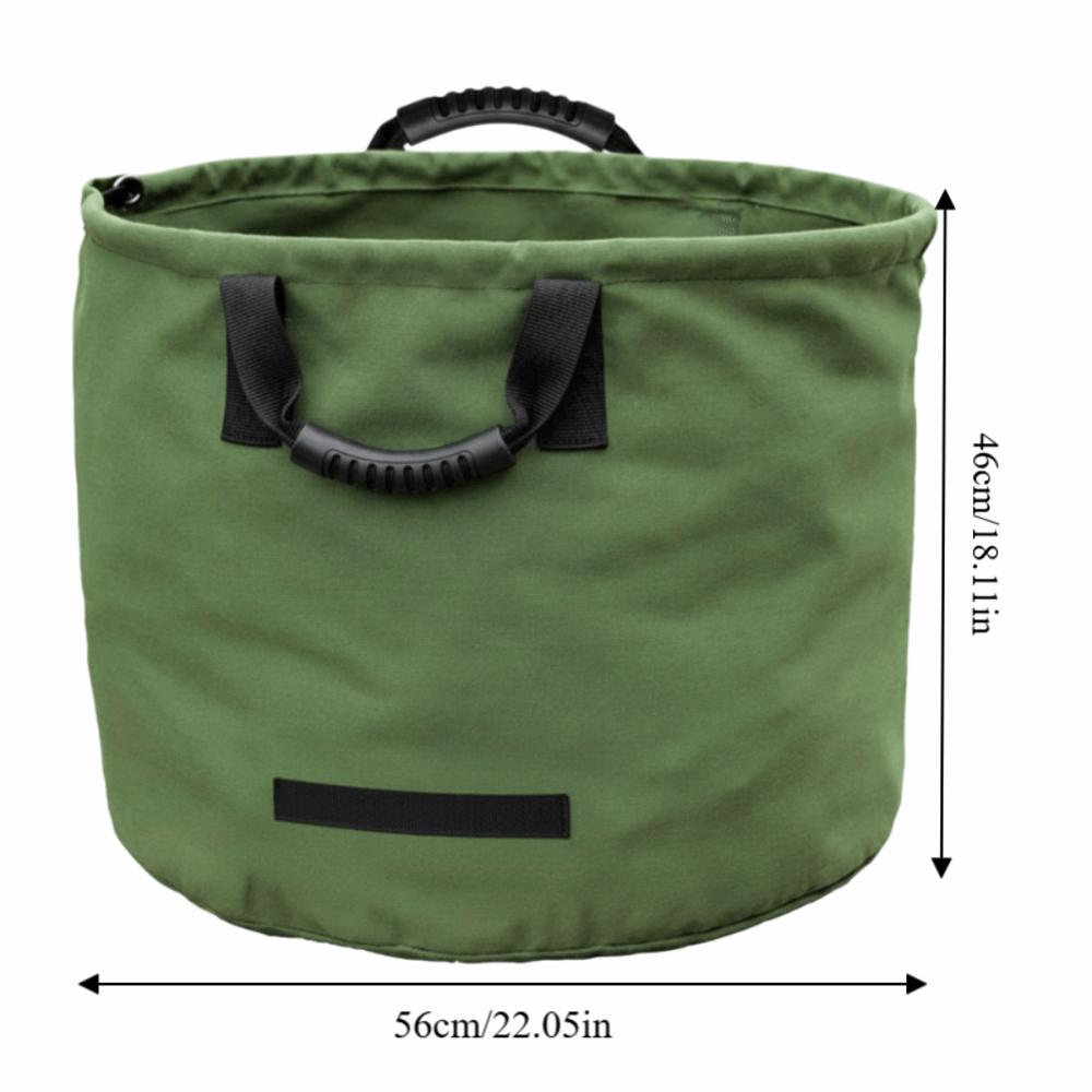 Portable Lawn Bag Reusable Garden Waste Bag Durable Leaf Trash Tote  Weed and Debris Gathering