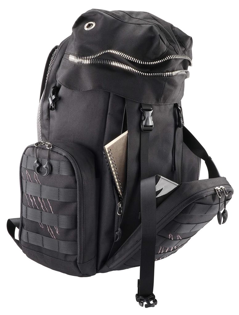 Morn Creations Tyrannosaurus Backpack, Large, TR-101 (Black)