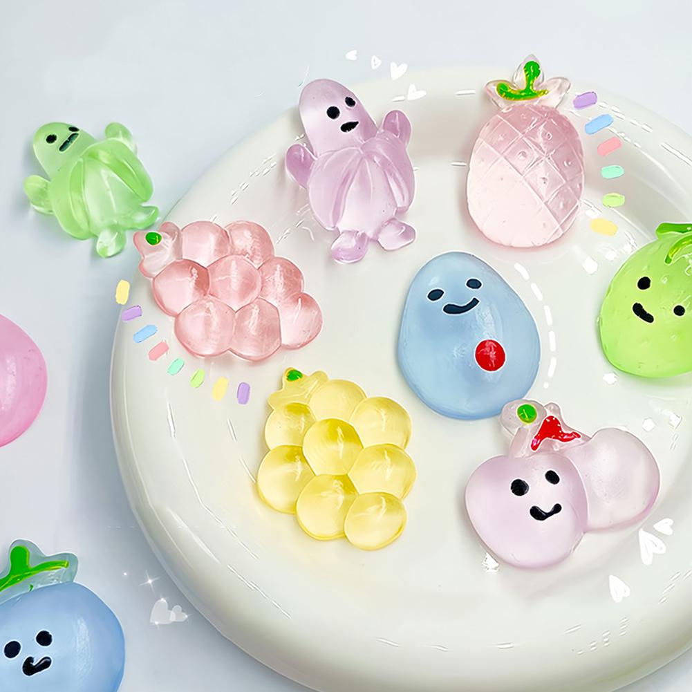 10/20pcs Cute Fruit Toy Random Style Stress Toys PVC Relieving Stress R6U0