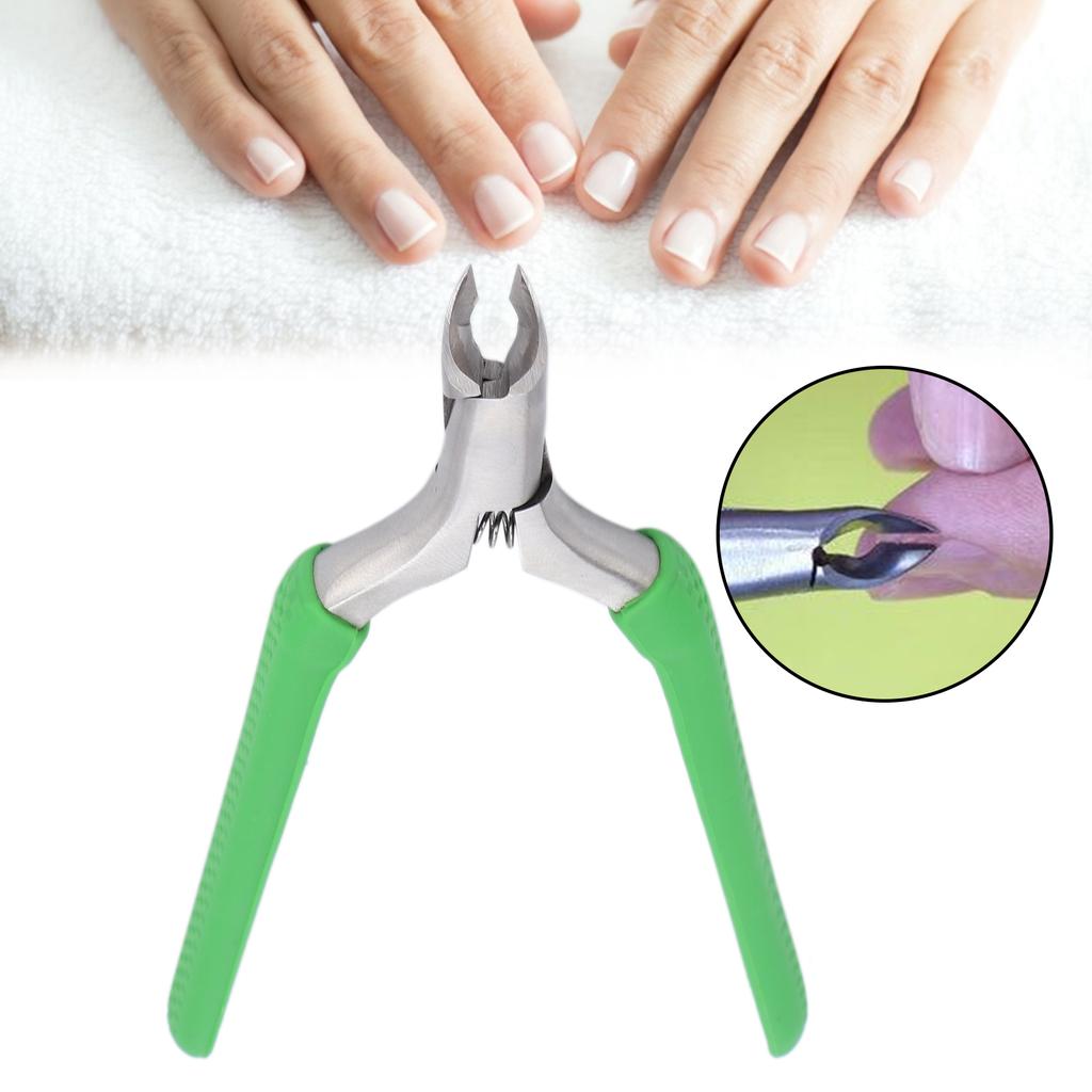 Professional Cuticle Cutter Stainless Steel NonSlip Dead Skin Remover Nail Clipper