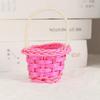 DIY Handmade Dollhouse Basket Mini Miniature Handheld Vine Basket  For BJD Dolls/for Ob11 Dolls