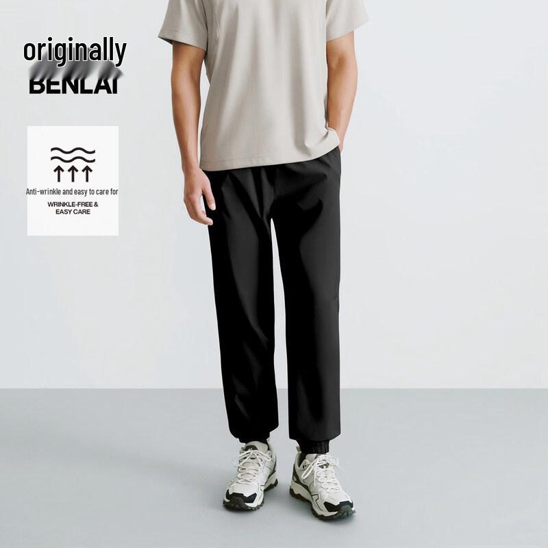 Benlai Men s Anti-Wrinkle Casual Jogger Pants M