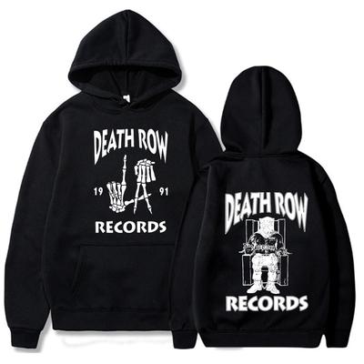 Death Row Records Album Merch Hoodie Snoop Dogg Lange Mouw Streetwear Dames Heren Hoodie Mode Kleding