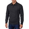 Men's  Fashion  Knitting  Pullover  Flip Collar  Long Cleeves  Sweater