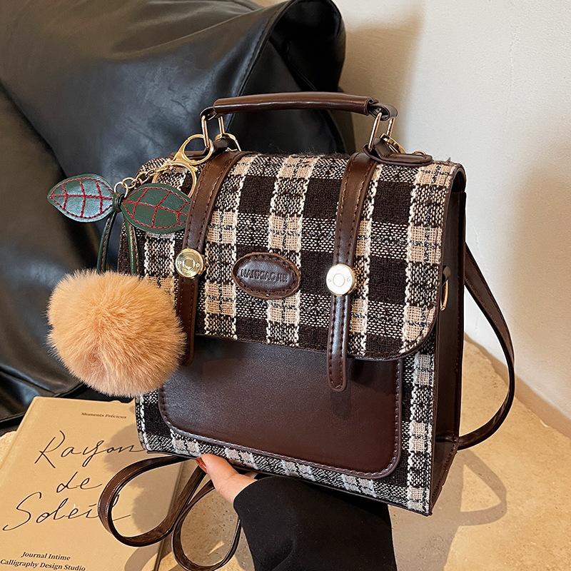 Premium Gesp Dames Rugzak Dames 2025 Mode Messenger Bag Niche Studenten Schoudertas Handtas