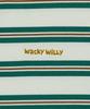 Wacky Willy Multi-Stripe Short Sleeve T-Shirt Green