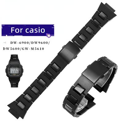 Pre Casio G-SHOCK DW-5600 DW6900 DW9600 GW-M5610 Čierny Plastový Remienok na Hodinky Remienok Konvexný koniec 16mm Pánske Náramok Hodinky Príslušenstvo