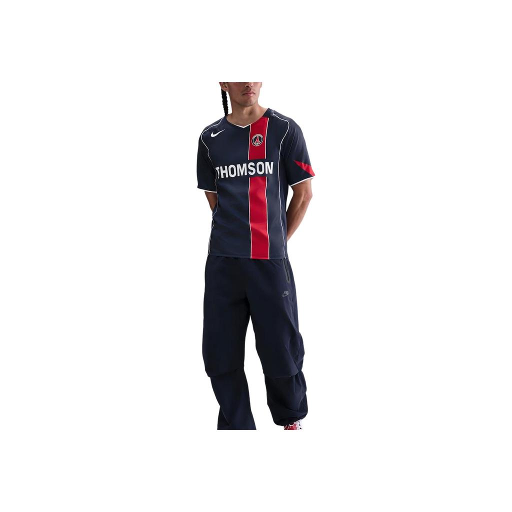 Nike Total 90 Paris Saint-Germain V-Neck Pullover Short Sleeve Football Shirt Men Tops IF9578-410
