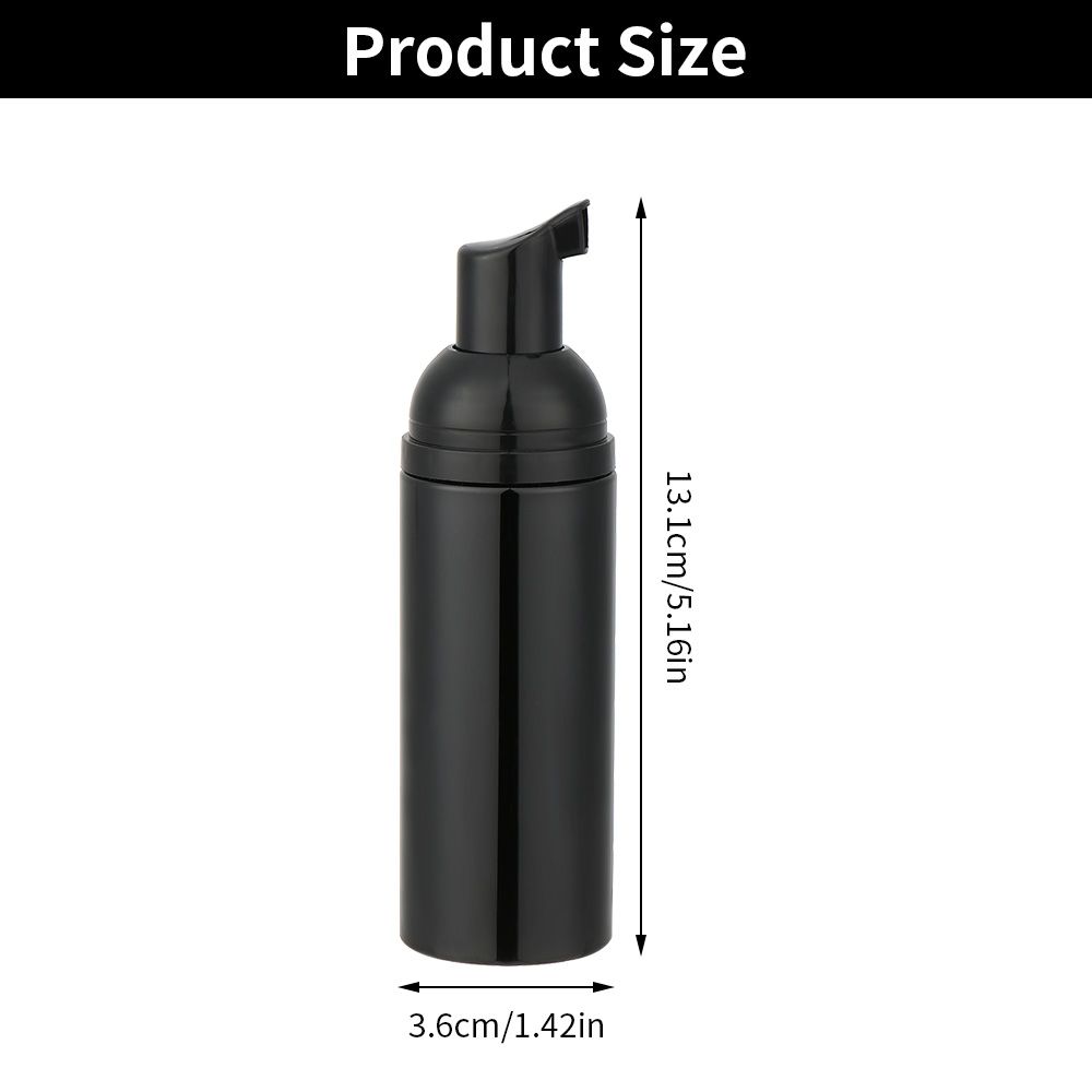 50ml Plastic Foam Pump Bottle Empty Hand Sanitizer Foaming Agent Jar Shampoo Shower Gel Pump Bottle Liquid Cleaner Container