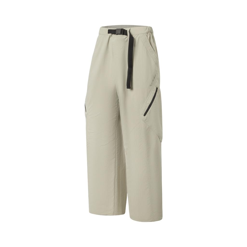 Li Ning Fitness Series Logo Embroidered Casual Pants Men bottoms AYKW369-5