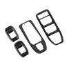 4-Color ABS Carbon Fiber Window Lifter Switch Panel for BMW