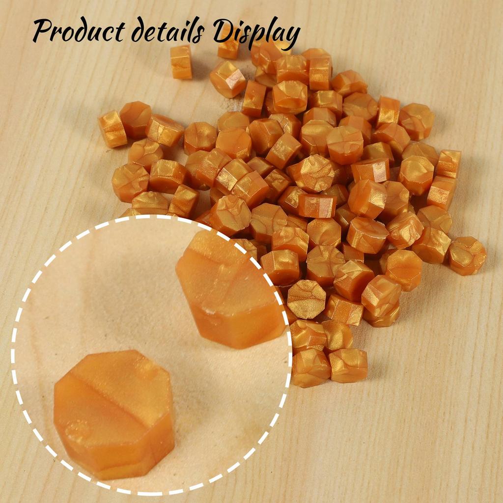 A84E-100Pcs Sealing Wax Seal Beans Stamp Beads For Vintage Craft Envelope Wedding Wax Seal Ancient Sealing Wax Tools