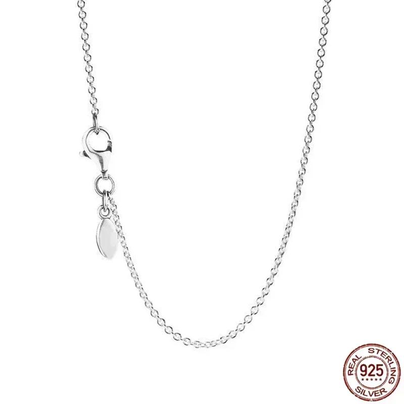 Collana a Cuore in Argento 925 Regalo di Natale Compleanno per Donne Gioielli Rotondi Lucidi Raffinati Fascino Classico Sorpresa