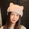 Beret Hat for Women In Spring and Autumn New Korean Style Casual Versatile Pumpkin Hat Showing Face Small Melon Leather Hat Men's Trendy