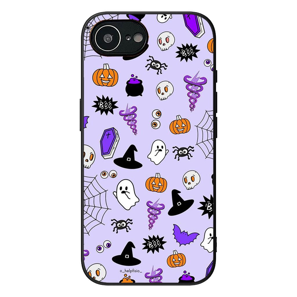 for Motorola Moto Edge 50 One 30 Fusion 40 neo Ultra Pro 20 Lite G85 G84 E15 E14 Case Halloween Little Ghost with Pumpkin Art
