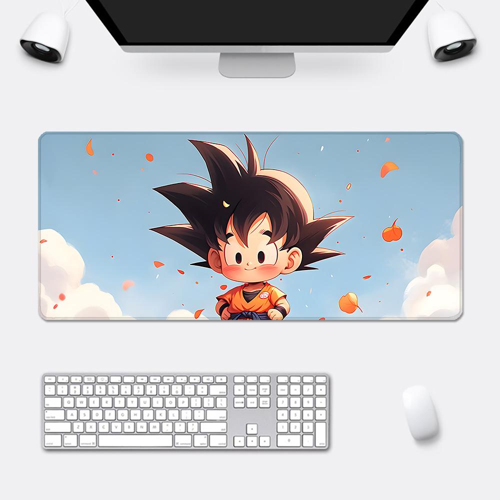 Anime Goku D-Dragons Balls Mousepad HD Printing Computer Gamers Locking Edge Non-slip Mouse Pad XXLcm Keyboard PC Desk Pad