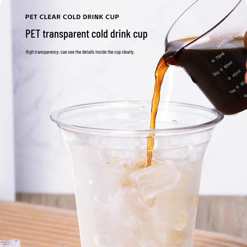 Pabei 500ml PET Disposable Drink Cups