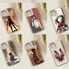 Attack On T-Titan Mikasa Phone Case for iPhone 15 16 Pro Max Air SE 11 13 Pro 14 Plus 12 11Pro 15Pro Max 16e Cover