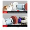 Mini Electric Bench Grinder Pure Copper Motor Dual Grinding Wheels Strong Power For Diy Sharpening Polishing Rust Removal