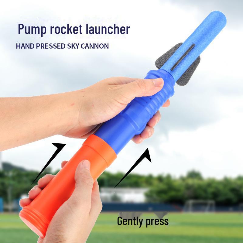Luminous Outdoor Parent-Child Rocket Launcher Toy